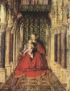 Jan Van Eyck The Virgin and Child in a Church (mk08) china oil painting reproduction